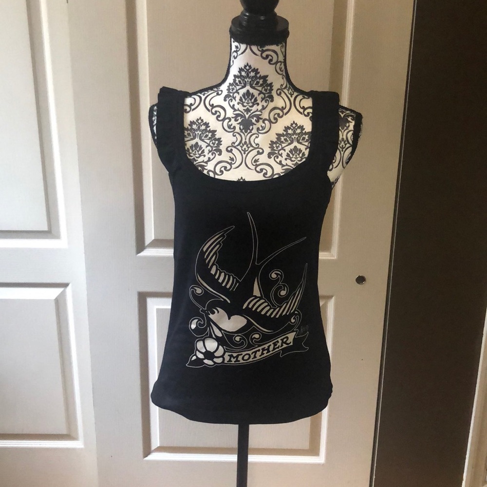Sailor Jerry Ruffled Tank Top